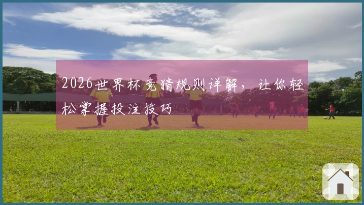 2026世界杯竞猜规则详解，让你轻松掌握投注技巧